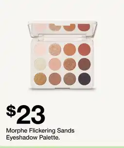 Target Morphe Flickering Sands Eyeshadow Palette offer