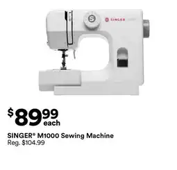 Michaels SINGER M1000 Sewing Machine offer