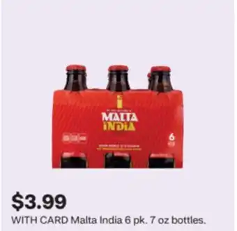 CVS Malta India 6 pk. 7 oz bottles offer