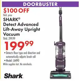 Boscov's SHARK Detect Advanced Lift-Away Upright Vacuum offer