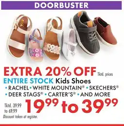 Boscov's ENTIRE STOCK Kids Shoes offer
