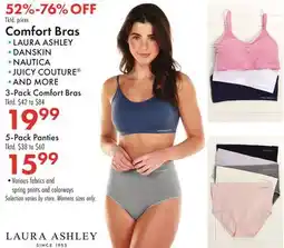 Boscov's Comfort Bras offer