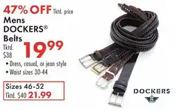 Boscov's Mens DOCKERS Belts offer