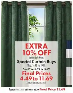 Boscov's Special Curtain Buys offer