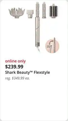 JC Penney Shark Beauty Flexstyle offer