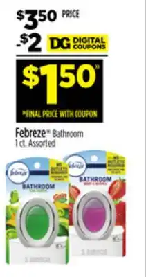 Dollar General Febreze Bathroom offer