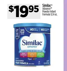 Dollar General Similac Advance Powder Infant Formula offer