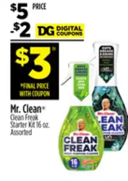 Dollar General Mr. Clean Clean Freak Starter Kit offer