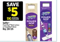 Dollar General Swiffer PowerMop Multi-Surface or PowerMop Wood offer