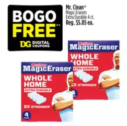 Dollar General Mr. Clean Magic Erasers Extra Durable offer