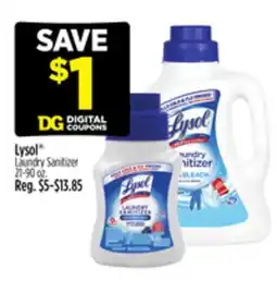 Dollar General Lysol Laundry Sanitizer offer