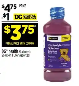 Dollar General DG health Electrolyte Solution offer