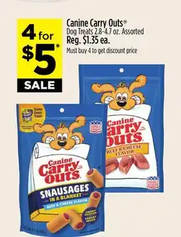 Dollar General Canine Carry Outs Dog Treats offer