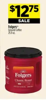 Dollar General Folgers Ground Coffee offer