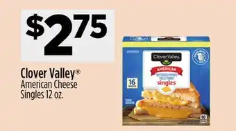 Dollar General Clover Valley American Cheese Singles offer