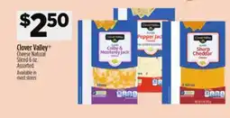 Dollar General Clover Valley Cheese Natural Sliced offer