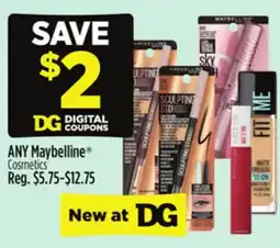 Dollar General ANY Maybelline Cosmetics offer