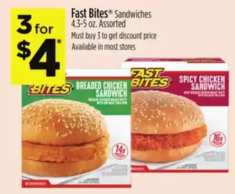 Dollar General Fast Bites Sandwiches offer
