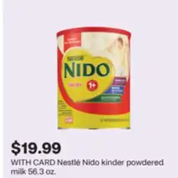 CVS Nestlé Nido kinder powdered milk offer