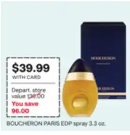 CVS BOUCHERON PARIS EDP spray offer