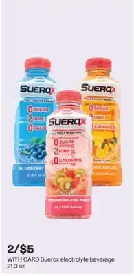 CVS Suerox electrolyte beverage 21.3 oz offer