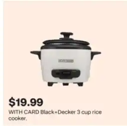 CVS Black + Decker 3 cup rice cooker offer
