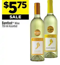 Dollar General Barefoot Wine offer