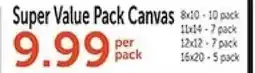 Hobby Lobby Super Value Pack Canvas offer