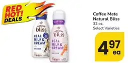 Albertsons Coffee Mate Natural Bliss offer