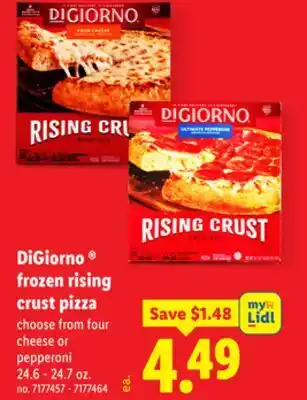 Lidl DiGiorno frozen rising crust pizza offer