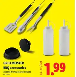 Lidl GRILLMEISTER BBQ accessories offer
