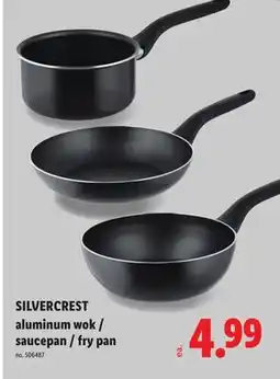 Lidl SILVERCREST aluminum wok / saucepan / fry pan offer