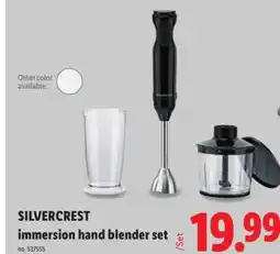Lidl SILVERCREST immersion hand blender set offer