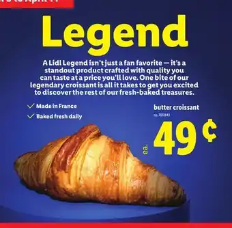 Lidl butter croissant offer