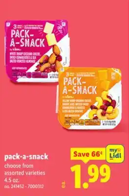 Lidl pack-a-snack offer
