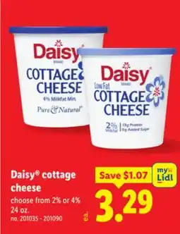 Lidl Daisy cottage cheese offer