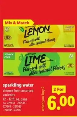 Lidl sparkling water offer
