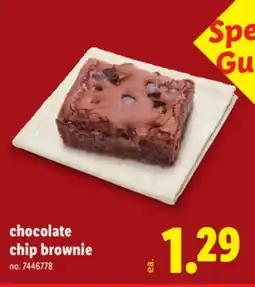 Lidl chocolate chip brownie offer
