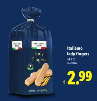 Lidl Italiamo lady fingers offer