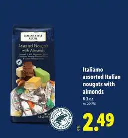 Lidl Italiamo assorted Italian nougats with almonds offer