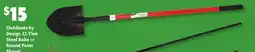 Family Dollar Outdoors by Design 22-Tine Steel Rake or Round Point Shovel offer
