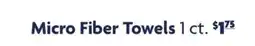 Family Dollar Micro Fiber Towels offer