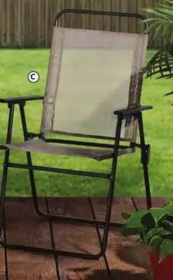 Family Dollar Outdoor By Design Folding Patio Chair offer