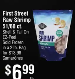 Smart & Final First Street Raw Shrimp 51/60 ct offer