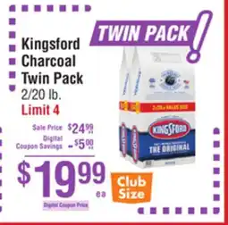 Smart & Final Kingsford Charcoal Twin Pack offer