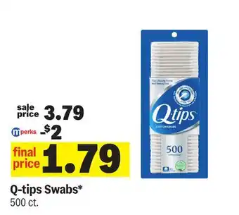 Meijer Q-tips Swabs offer
