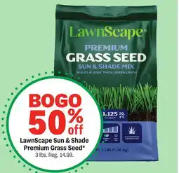 Meijer LawnScape Sun & Shade Premium Grass Seed offer