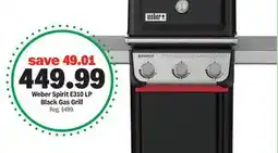 Meijer Weber Spirit E310 LP Black Gas Grill offer