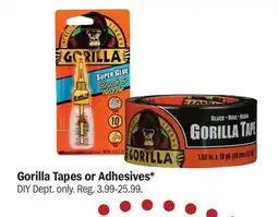 Meijer Gorilla Tapes or Adhesives offer