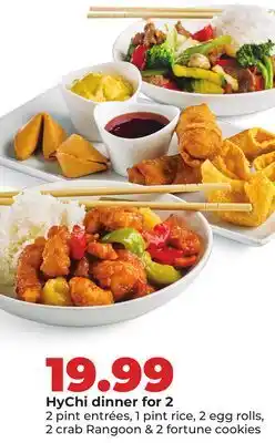 Hy-Vee HyChi dinner for 2 offer